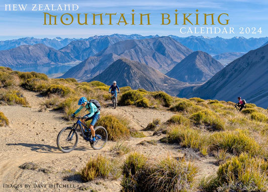 2024 Wall Calendar New Zealand Mountain Biking
