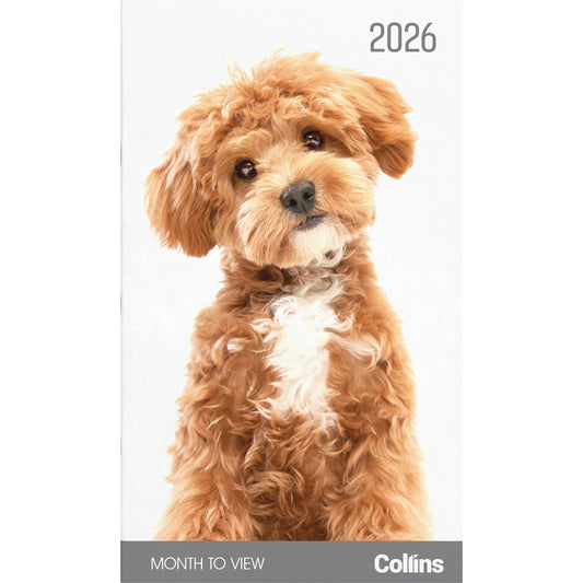 2026 Diary Collins Cats & Dogs Month to View