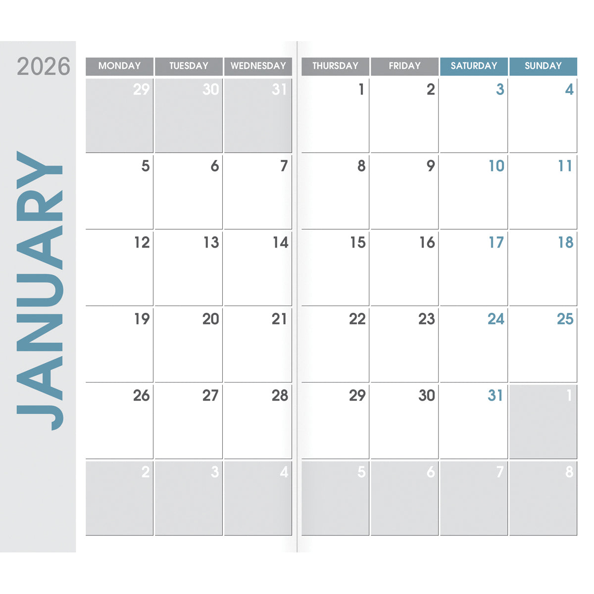 2026 Diary Collins Cats & Dogs Month to View