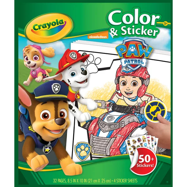 Crayola Colour & Sticker Paw Patrol