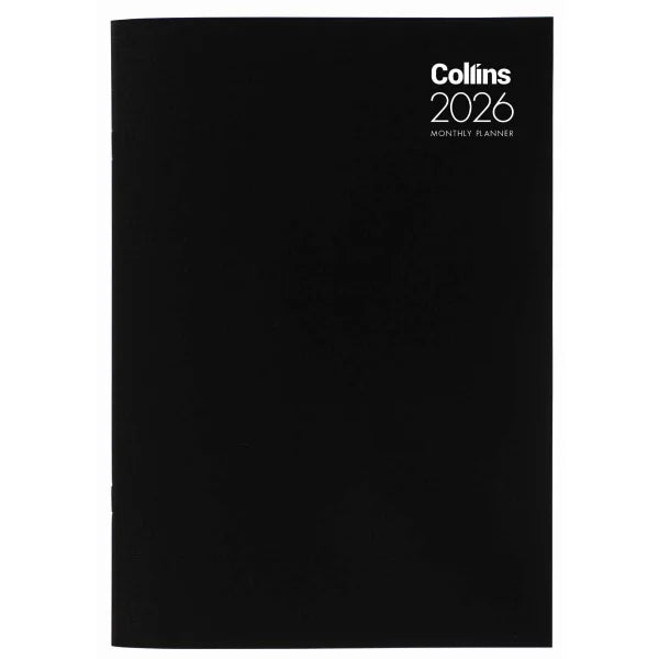 Diary 2026 Collins A4 Monthly Planner Assorted Colours