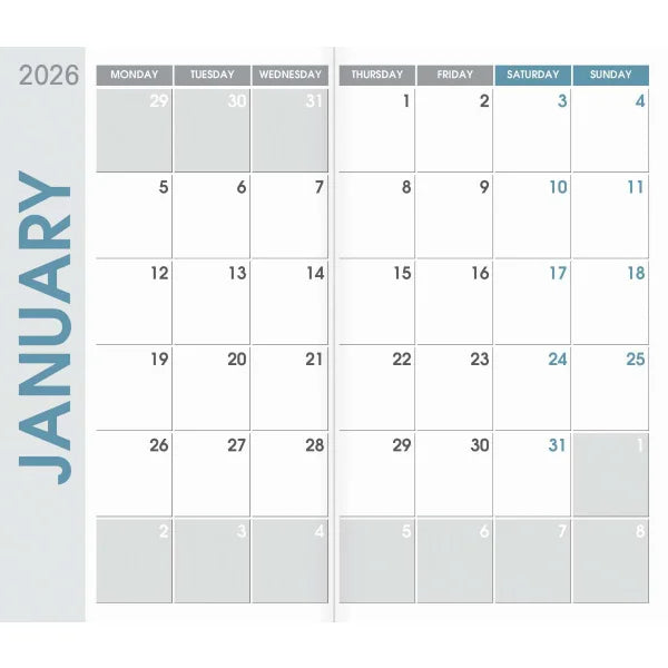 2026 Diary Collins Cats & Dogs Month to View