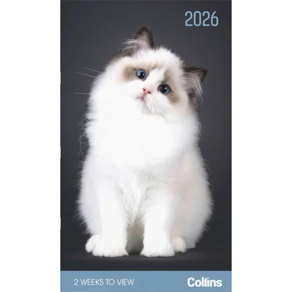 Diary 2026 Collins Cats & Dogs 2 Weeks To View