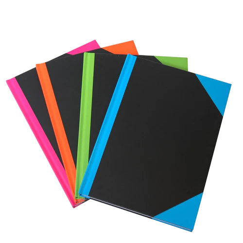 Cumberland Bright Notebook A5 192pg Asstd