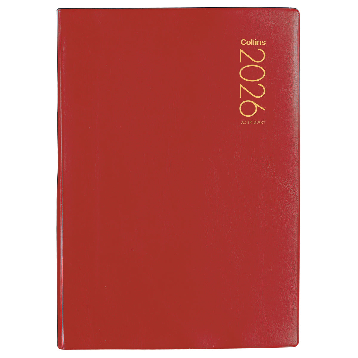Diary 2026 Collins A51P Day to Page Red