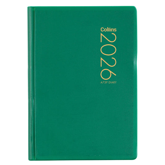 2026 Diary Collins A73P Week to View Green