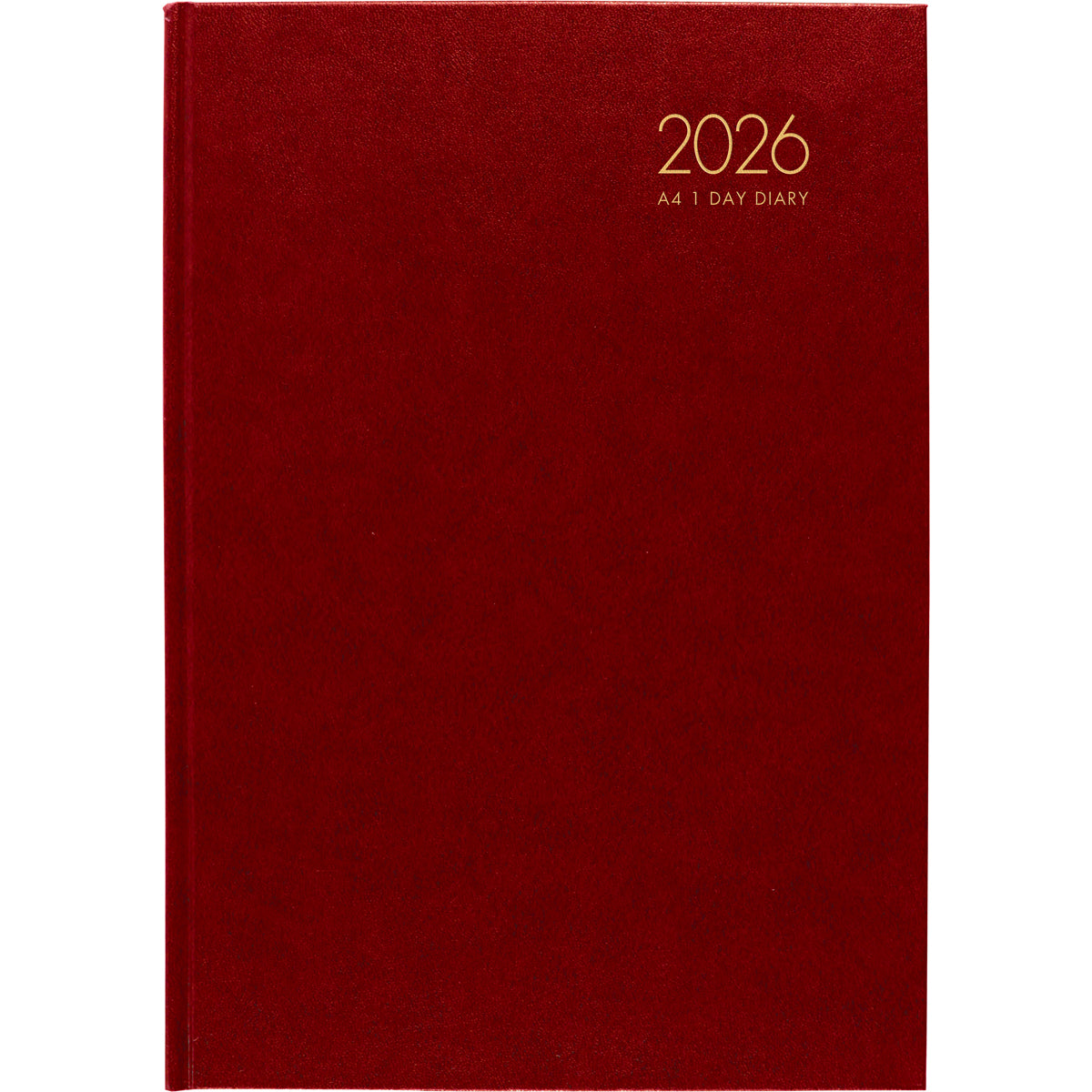 2026 Diary Windsor A4 Day to Page Red