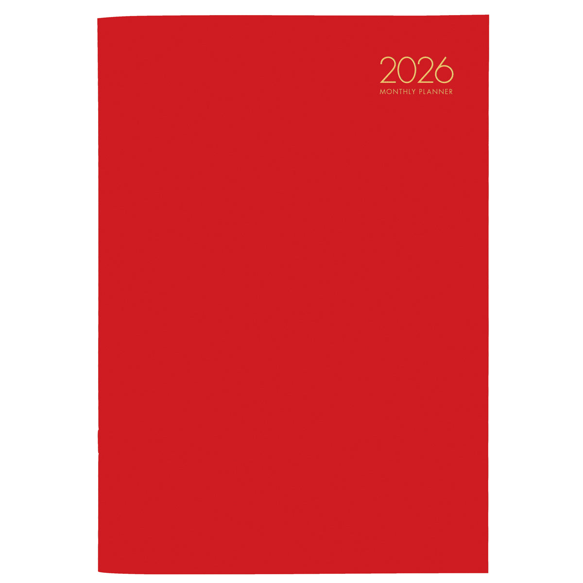 Diary 2026 Collins A4 Monthly Planner PVC Assorted Colours