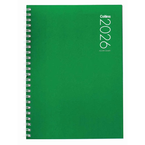 Diary 2026 Collins A53W Week to View