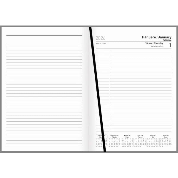 Diary 2026 Collins A51 Day to Page NZ Birds
