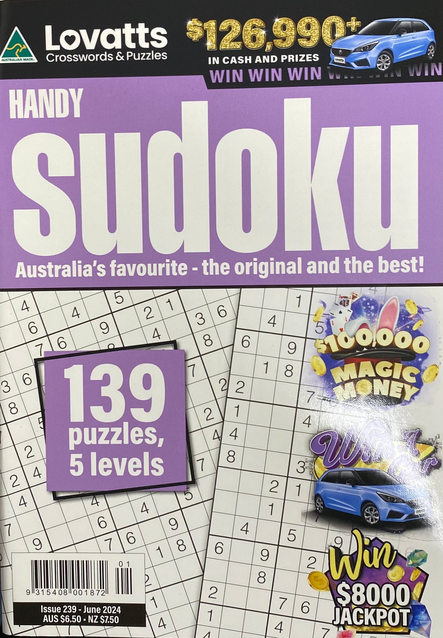 Lovatts Handy Sudoku Magazine