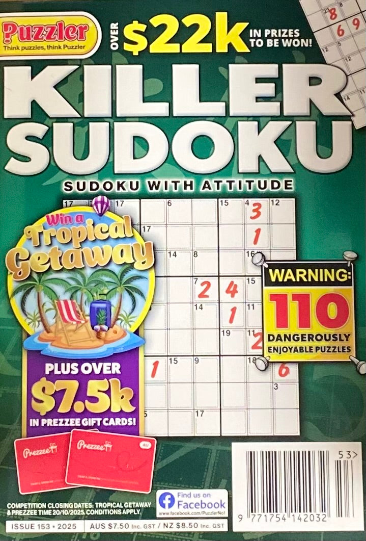 Puzzler Killer Sudoku