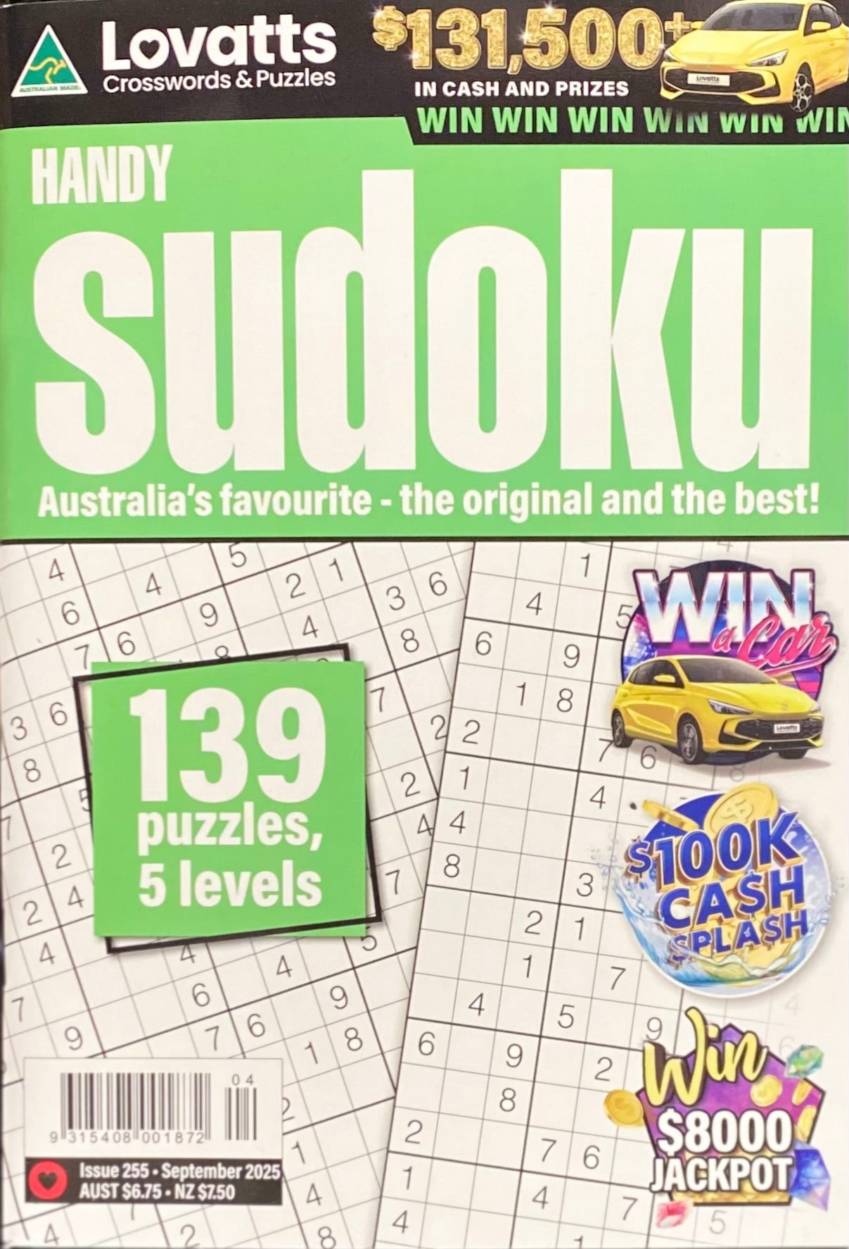 Lovatts Handy Sudoku Magazine