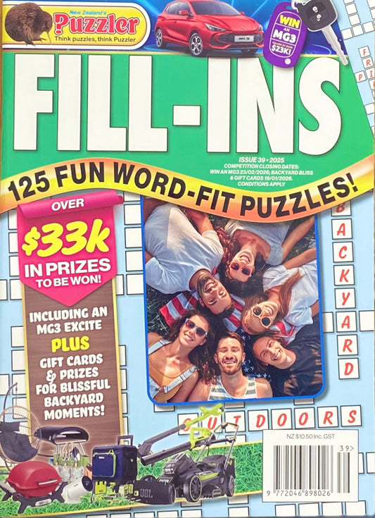 Puzzler Fill-Ins