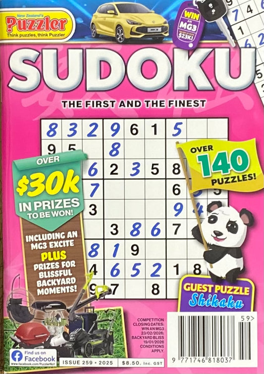 Puzzler Sudoku Magazine