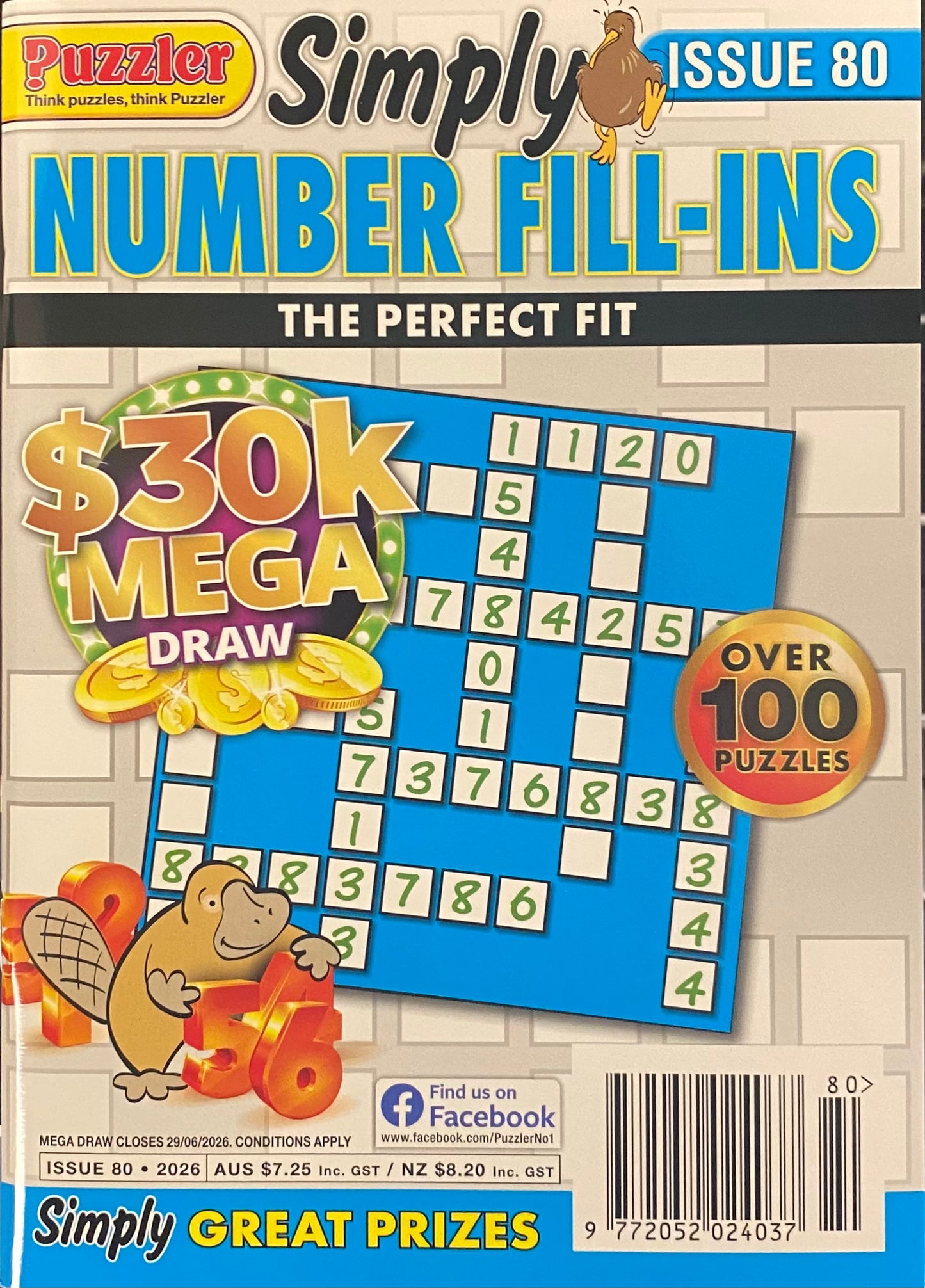 Puzzler Simply Number Fill Ins