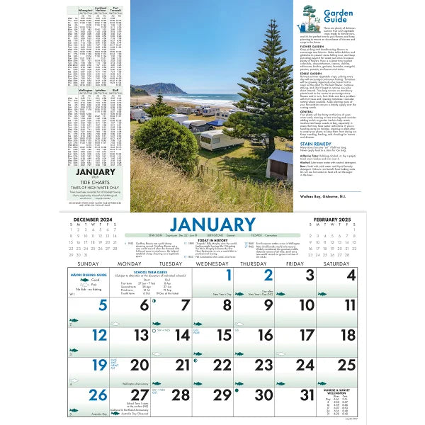 2025 Calendar NZ Redi Reference