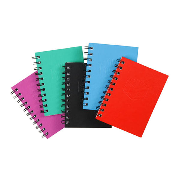 Spirax Hard Cover NoteBook A6 200 Pages Assorted Colours