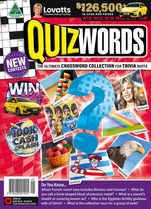 Lovatts QuizWords Magazine