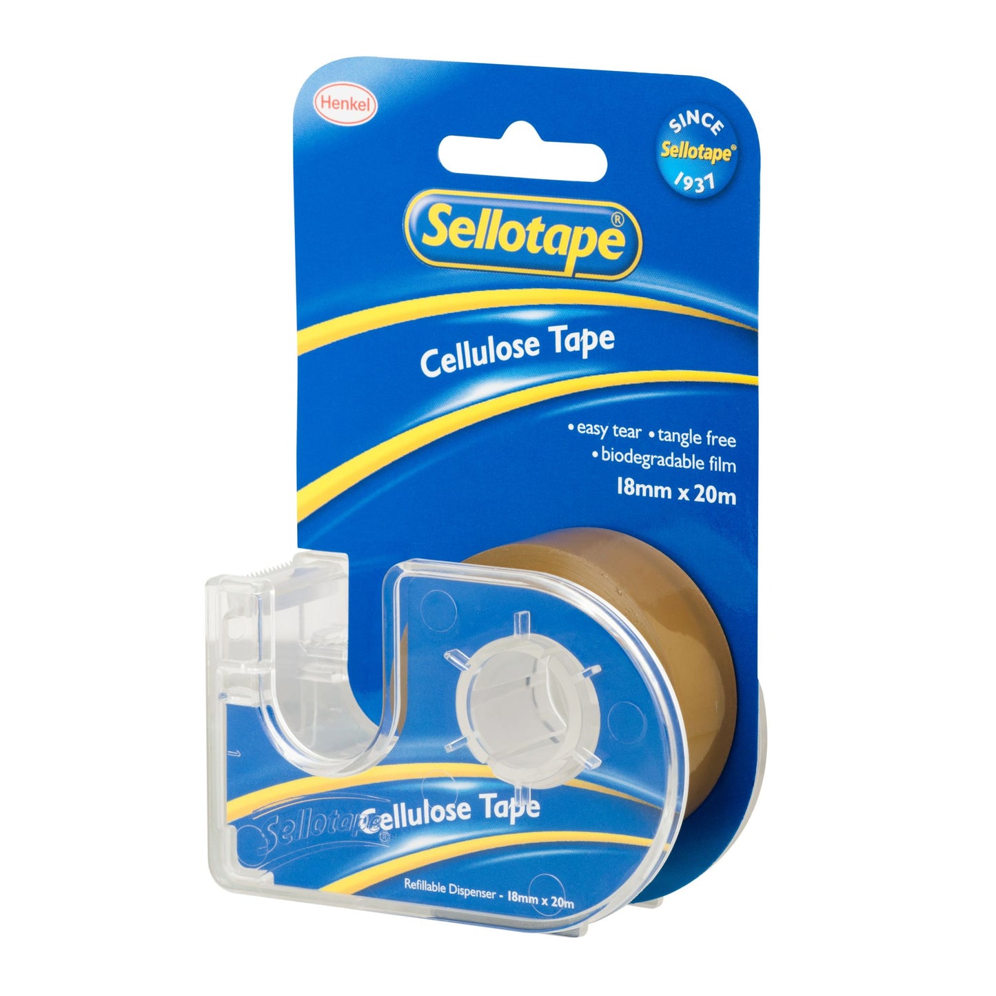 Sellotape 3263 Cellulose Tape On Dispenser 18mmx20m - City Books & Lotto
