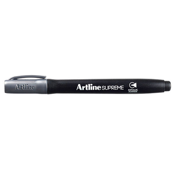MARKER PEN ARTLINE SUPREME METALLIC SILVER PERMANENT - City Books & Lotto