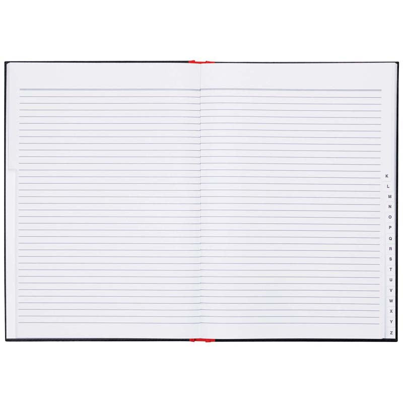 NOTEBOOK A4 INDEXED HARD COVER CASEBOUND - City Books & Lotto