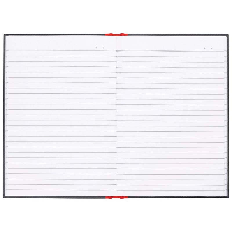 NOTEBOOK A5 RED & BLACK 100 LEAF - City Books & Lotto