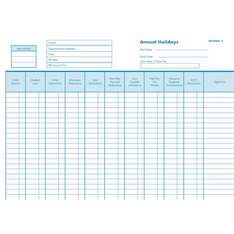 Wage Book Collins A5 Limp 64 Leaf - City Books & Lotto