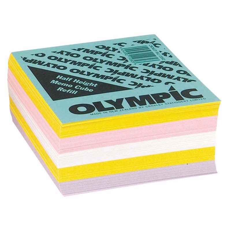 Olympic Memo Cube Refill Half Height - City Books & Lotto
