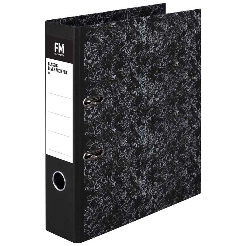 Lever Arch File FM A4 Classic Mottle - City Books & Lotto