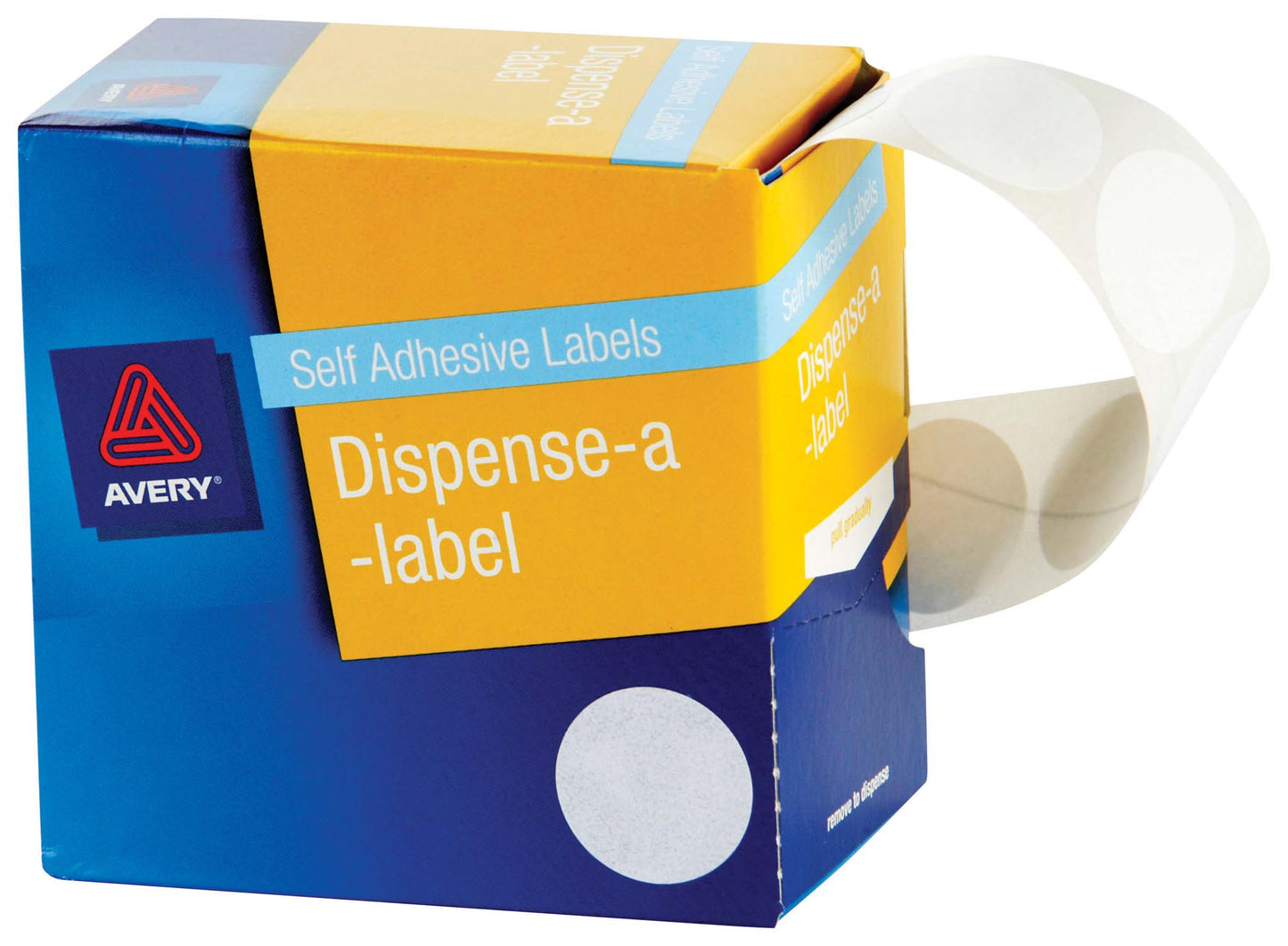 Avery Label Dispenser Dmc24w White Round 24mm 550 Pack - City Books & Lotto