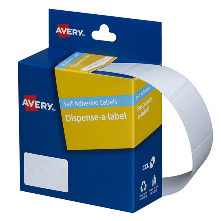 Avery Label Dispenser Dmr2432w 24x32mm White 420 Pack - City Books & Lotto