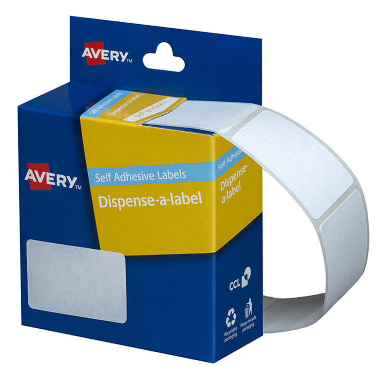 Avery Label Dispenser Dmr3549w 35x49mm White 220 Pack - City Books & Lotto
