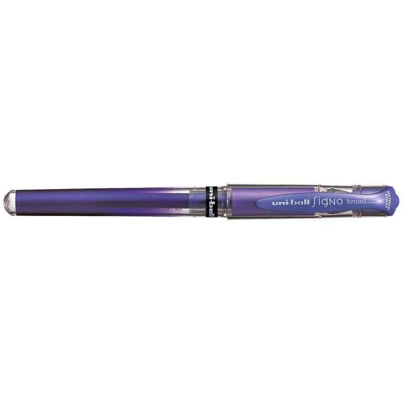 Uni-ball Signo Broad 1.0mm Capped Metallic Violet UM-153 - City Books & Lotto