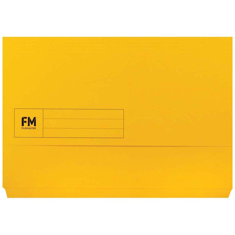 FM Document Wallet Yellow Foolscap - City Books & Lotto