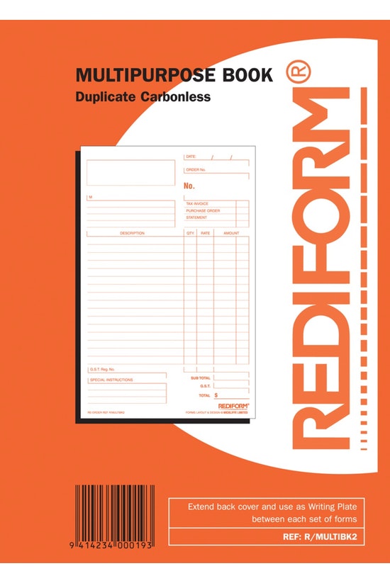 Rediform Multipurpose Book Duplicate 50 Leaf - City Books & Lotto