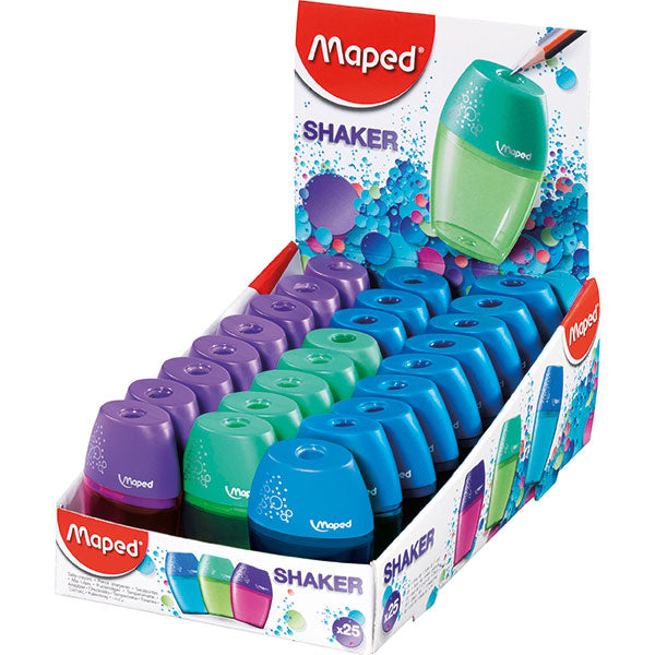 SHARPENER MAPED SHAKER 1 HOLE LOOSE - City Books & Lotto