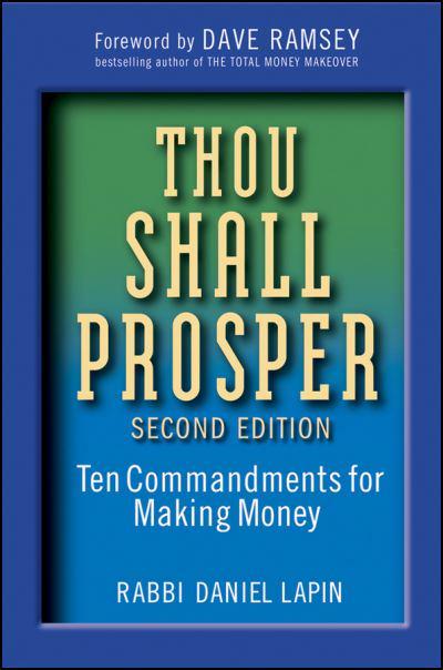 THOU SHALL PROSPER Ten Commandments for Making Money by Rabbi Daniel Lapin - City Books & Lotto