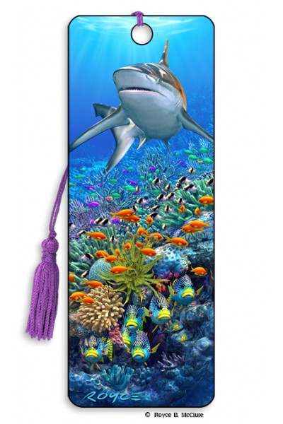 Bookmark Reef Shark - City Books & Lotto