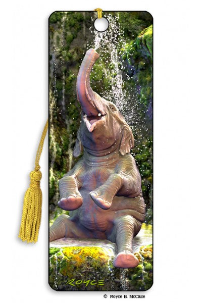 Bookmark Elephant Bath - City Books & Lotto