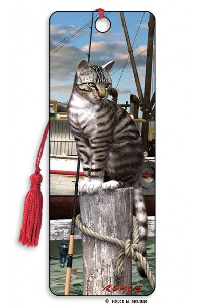 Bookmark Wharf Cat - City Books & Lotto