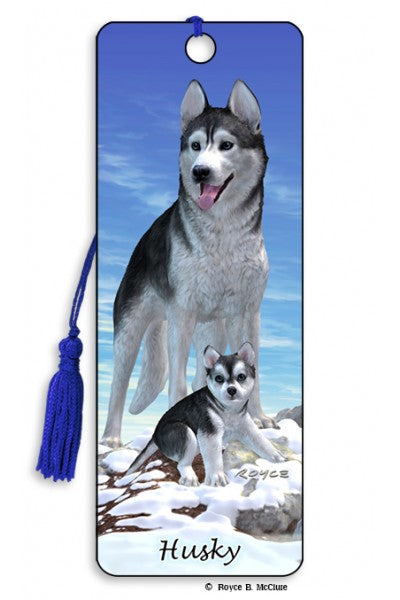 Bookmark Husky - City Books & Lotto