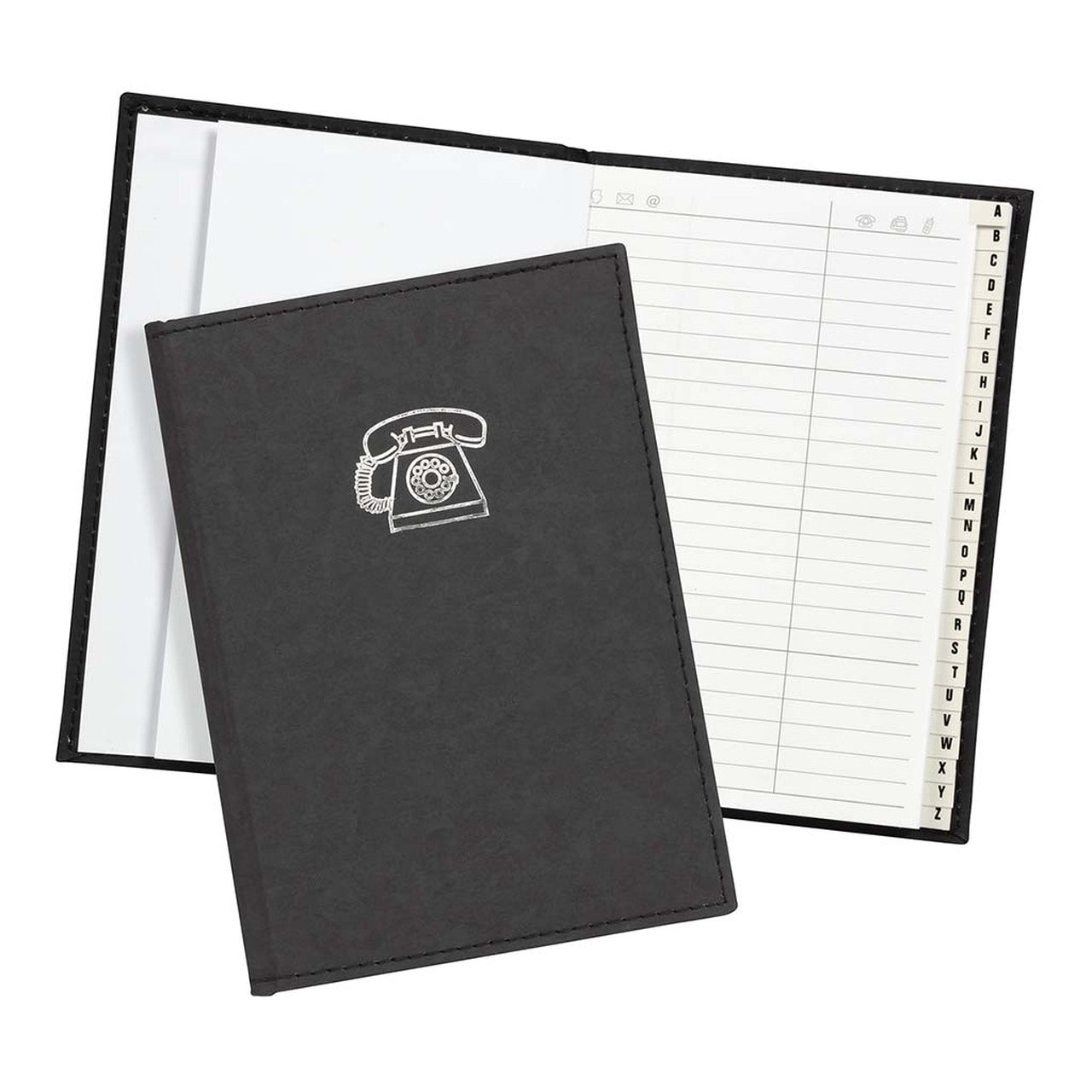 OSC Marble Address Book A6 Black