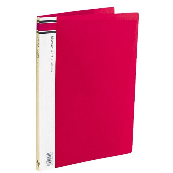 DISPLAY BOOK FM A4 20 PCKT RED - City Books & Lotto