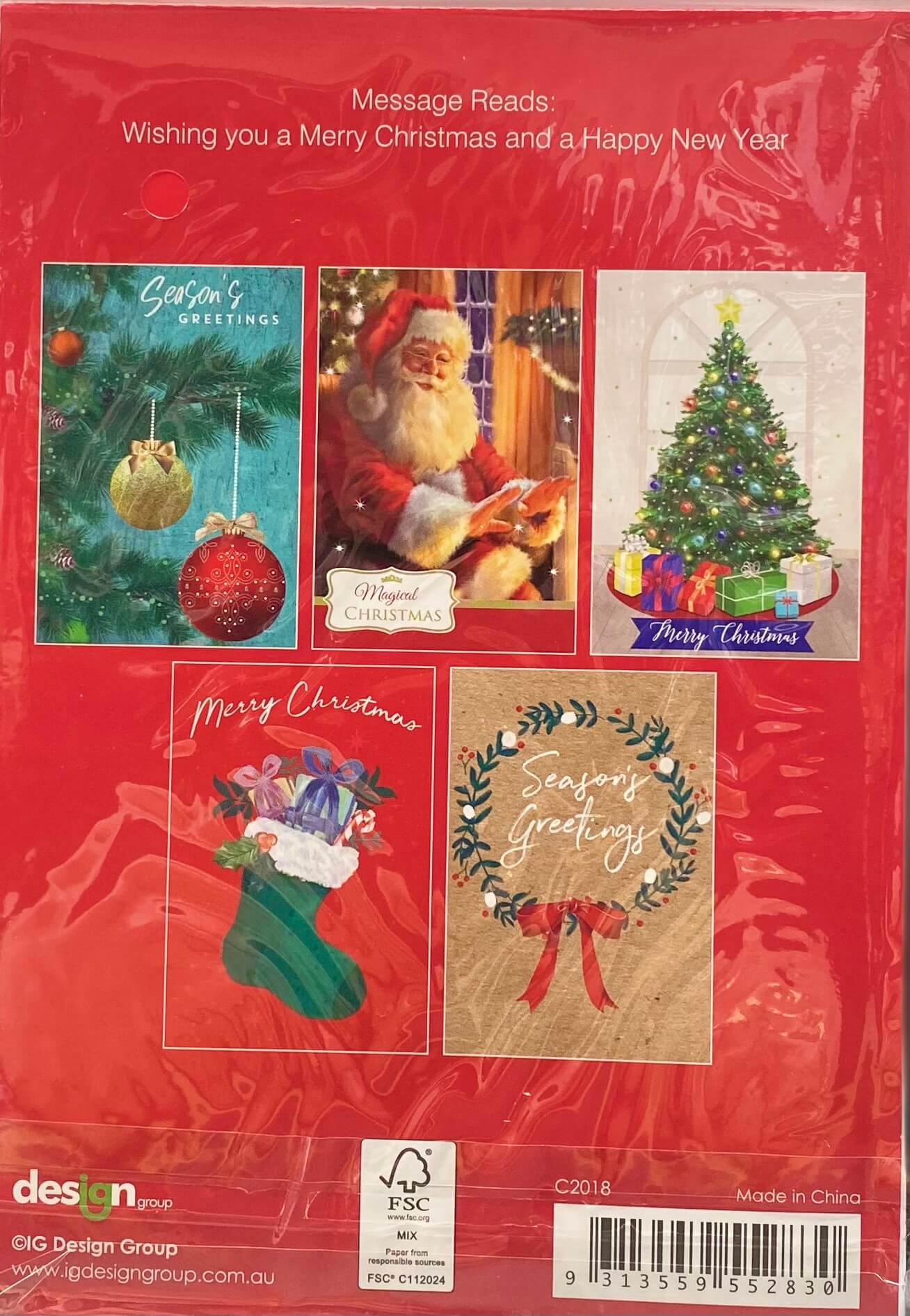 Xmas Cards Assorted Pack of 10