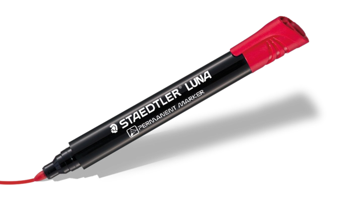 MARKER STAED LUNA PERMANENT BULLET RED - City Books & Lotto