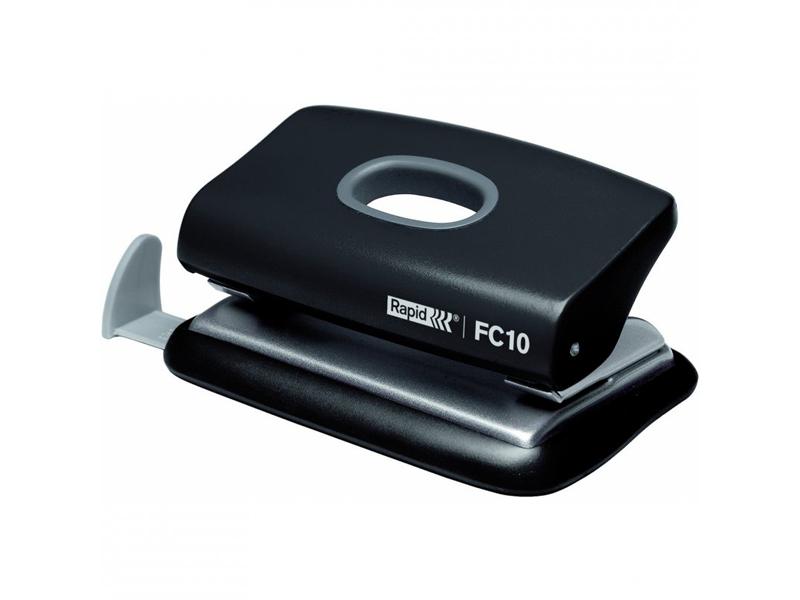 HOLE PUNCH RAPID 2 HOLE FC10 BLACK 10 SH - City Books & Lotto