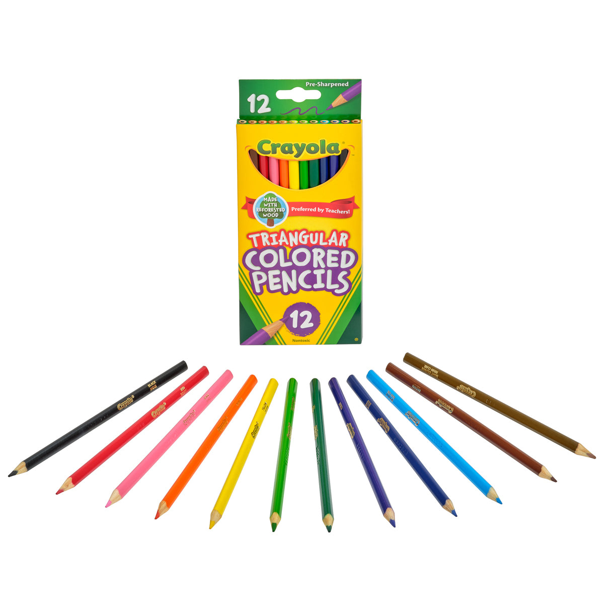 Crayola Triangular Colored Pencils 12Pk