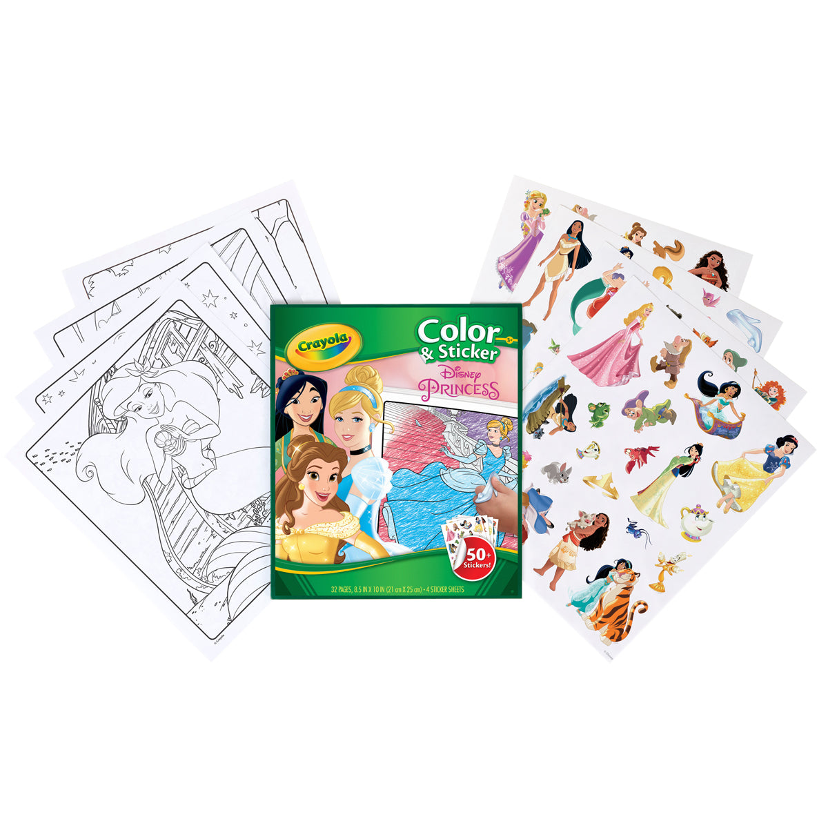 Crayola Color & Sticker Disney Princess