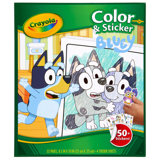 Crayola Colour & Sticker Bluey